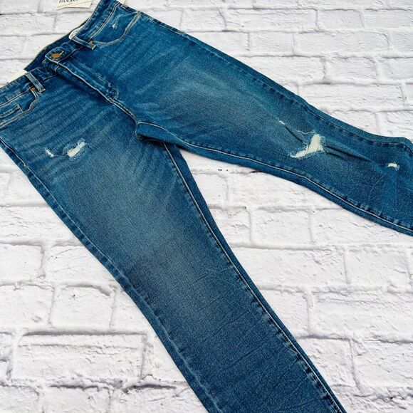 NEW Blank NYC The Bond Mid Rise Skinny Jeans Size 31 Blue Denim Stretch - Picture 6 of 12